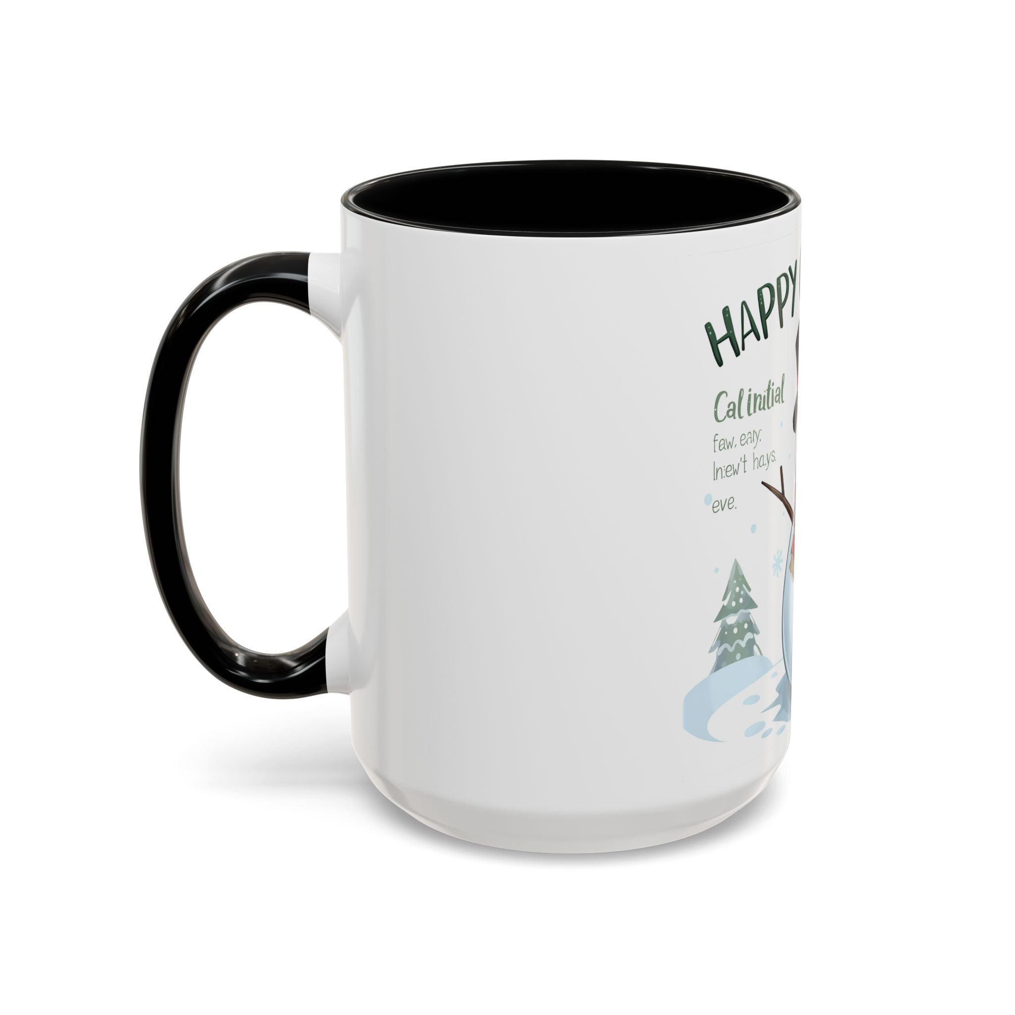 Happy Christmas Snowman Mug – Festive Holiday Cup