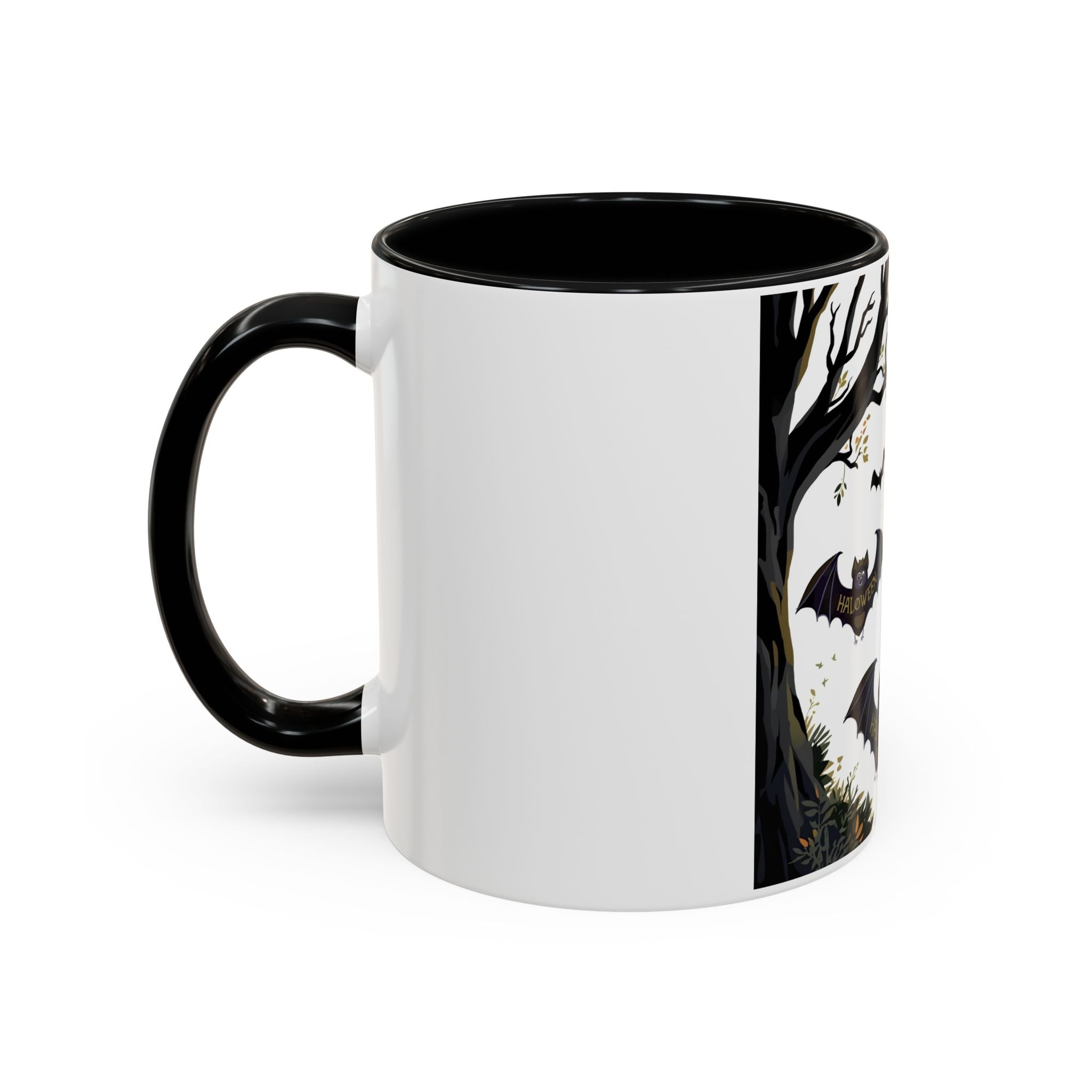 Flying Bats Halloween Mug