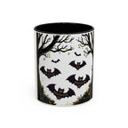 Flying Bats Halloween Mug