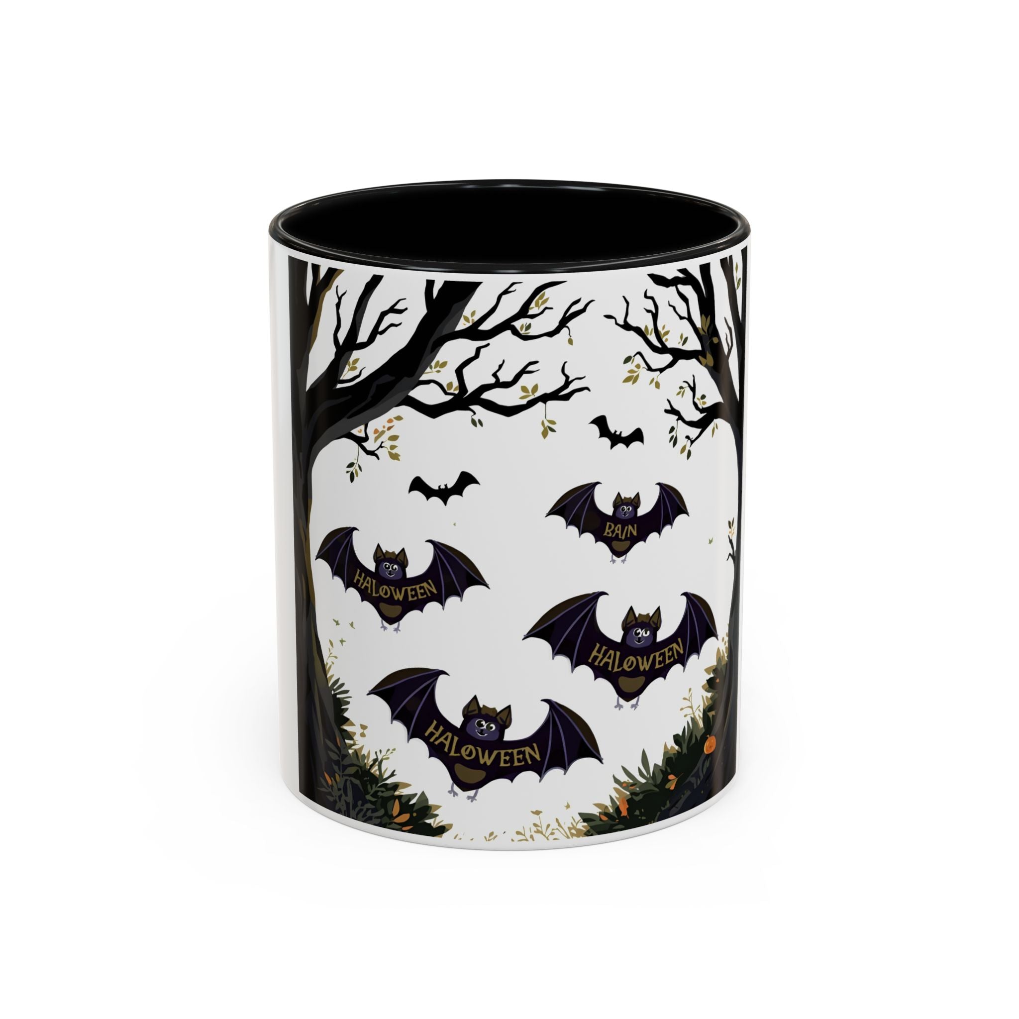 Flying Bats Halloween Mug