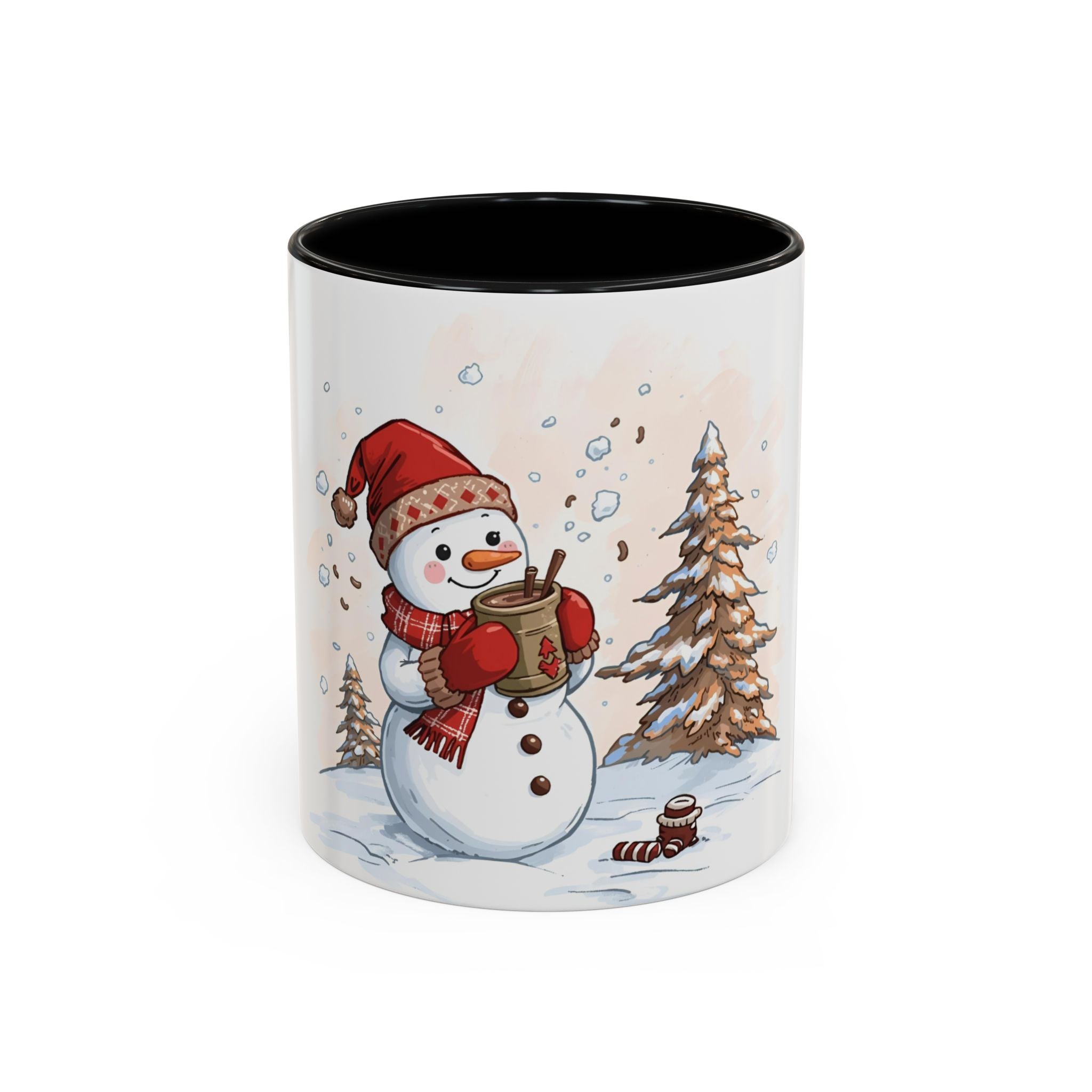 Snowman Christmas Mug – Cute Winter Coffee Cup for Holiday Cheer
