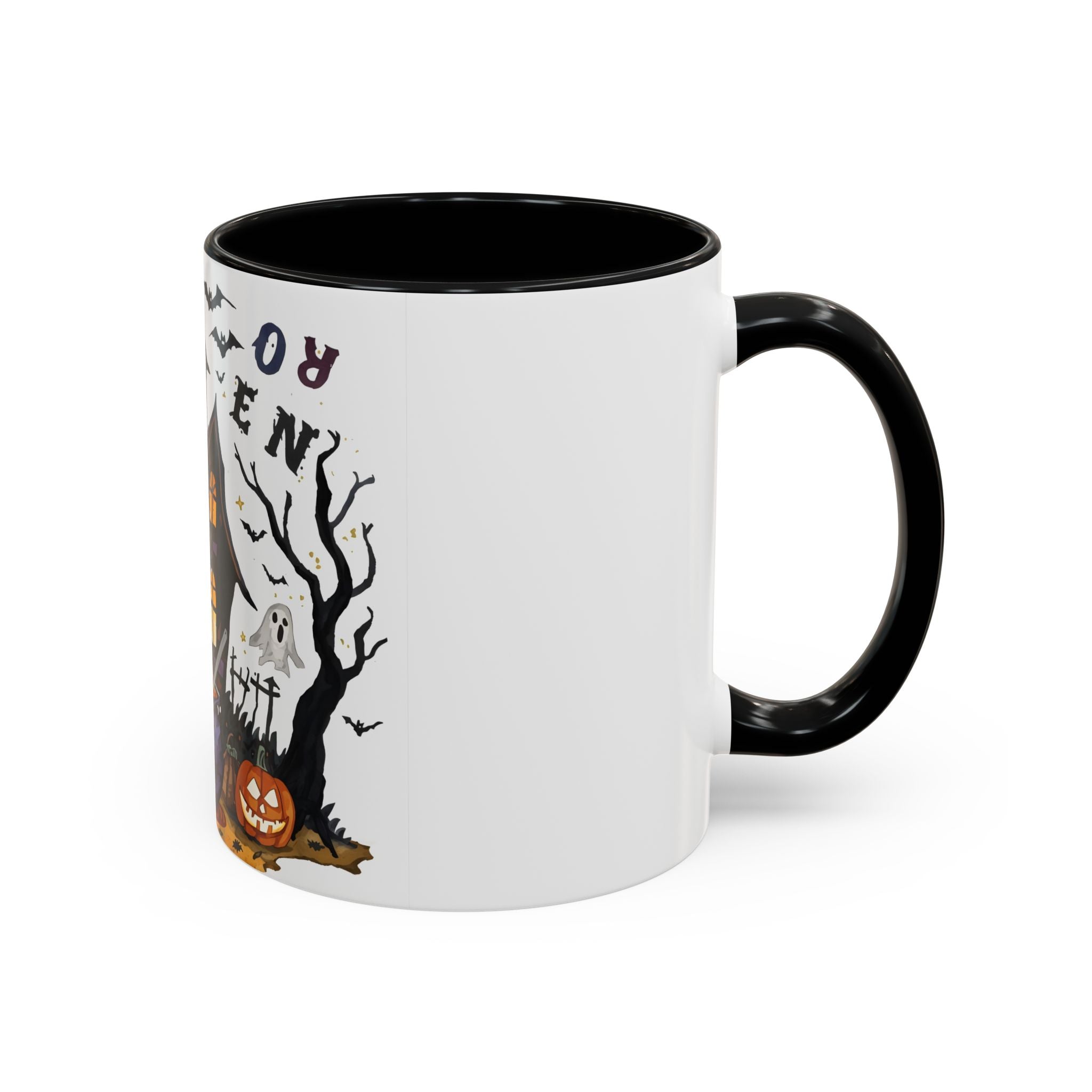 Ghost House Halloween Mug