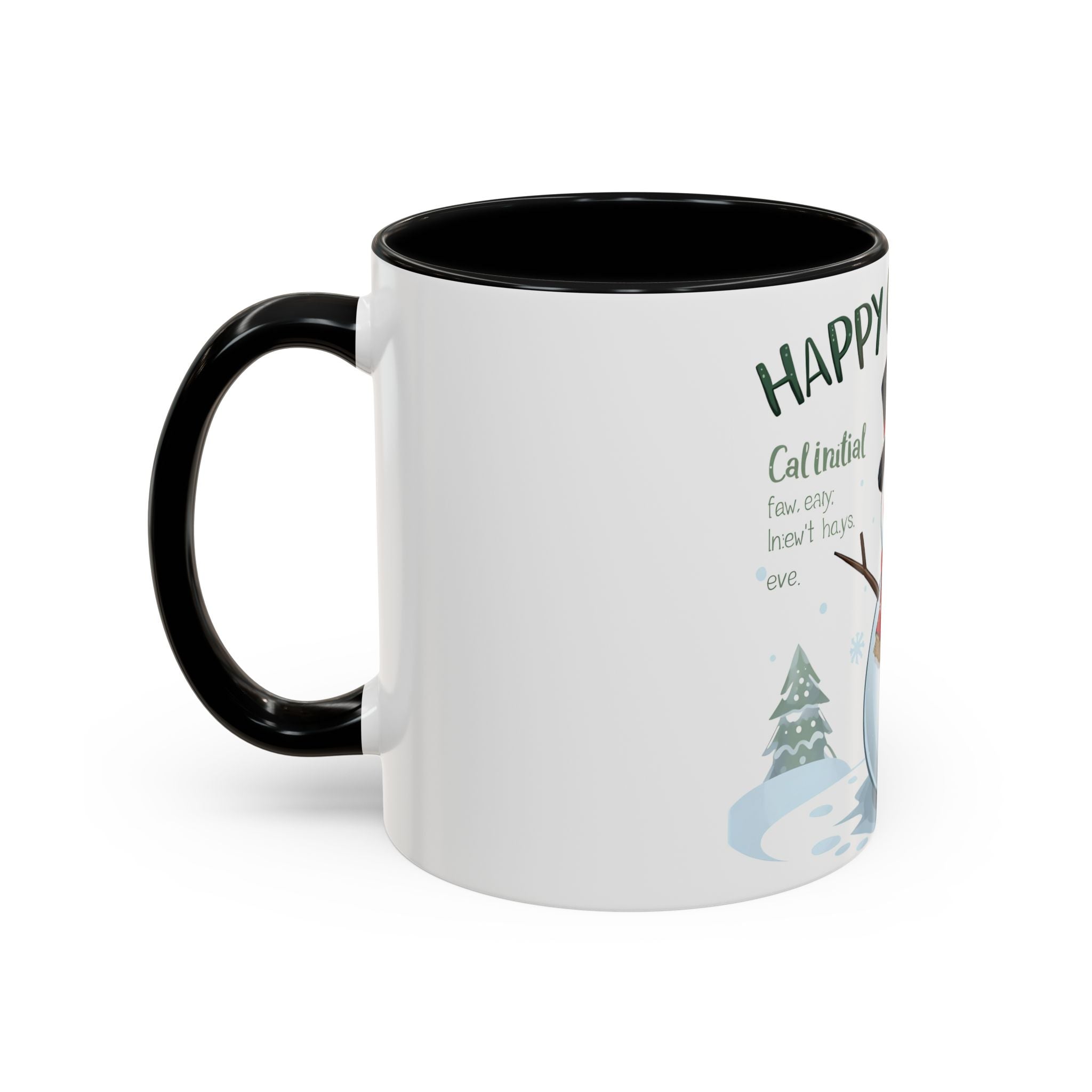 Happy Christmas Snowman Mug – Festive Holiday Cup