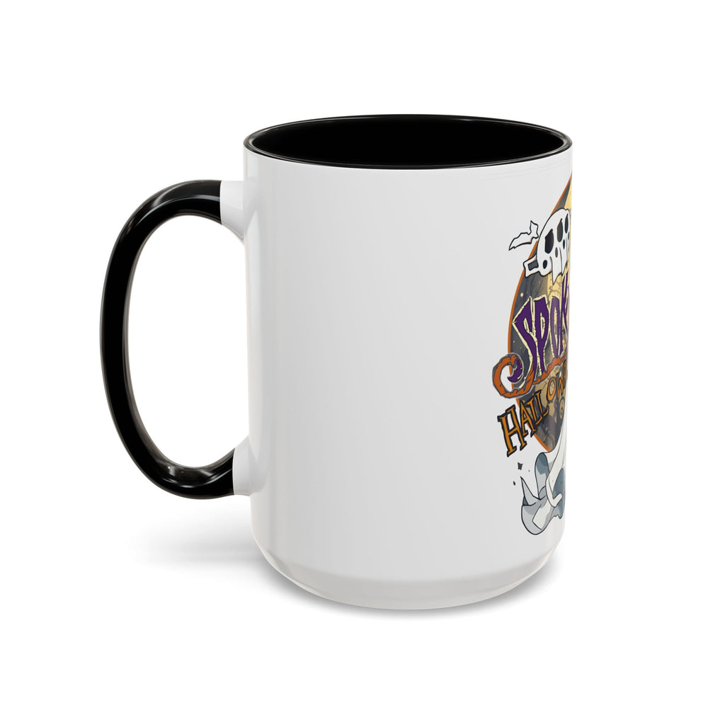 Spooky Ghost & Pumpkin Halloween Mug