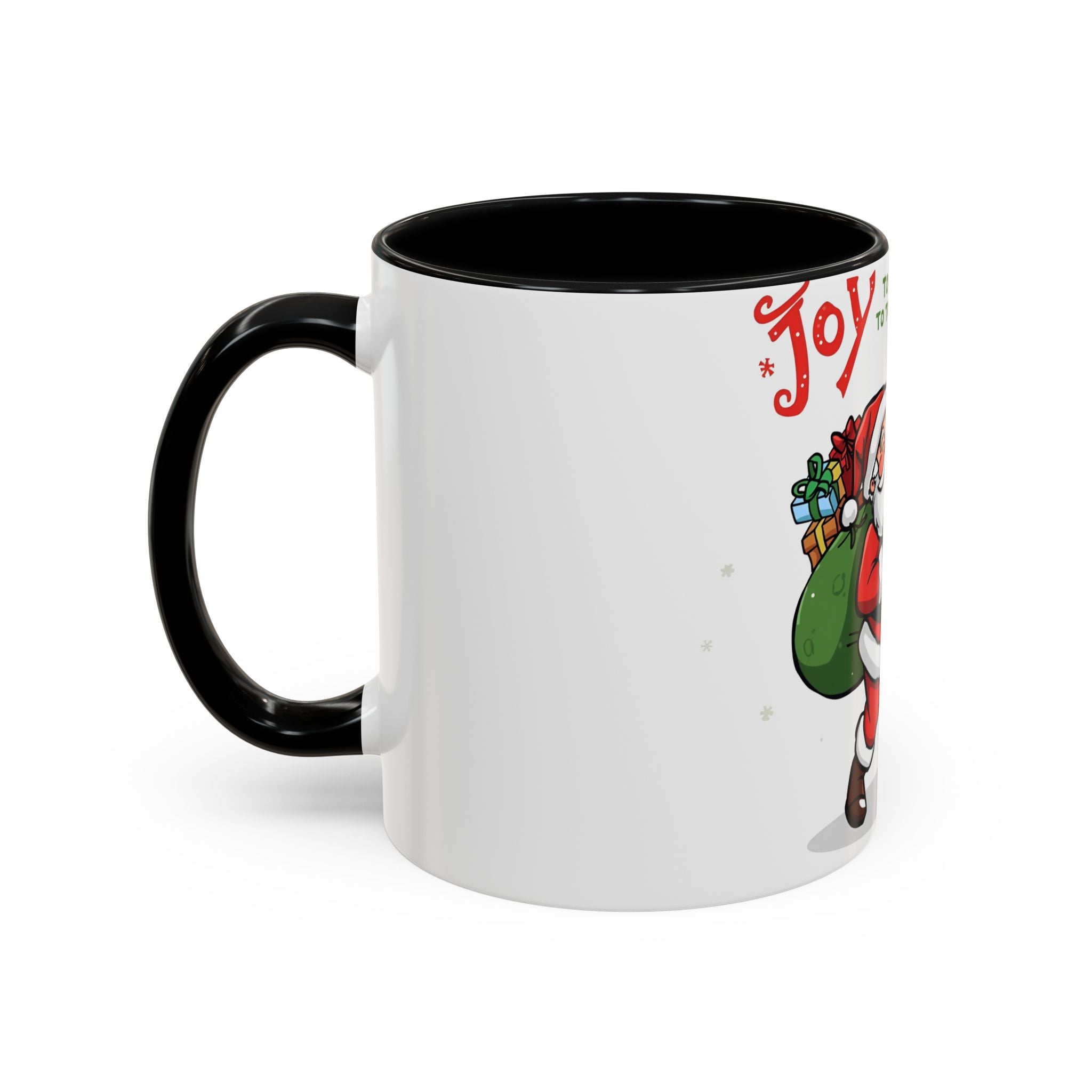 Santa Claus Joy to the World Christmas Mug.