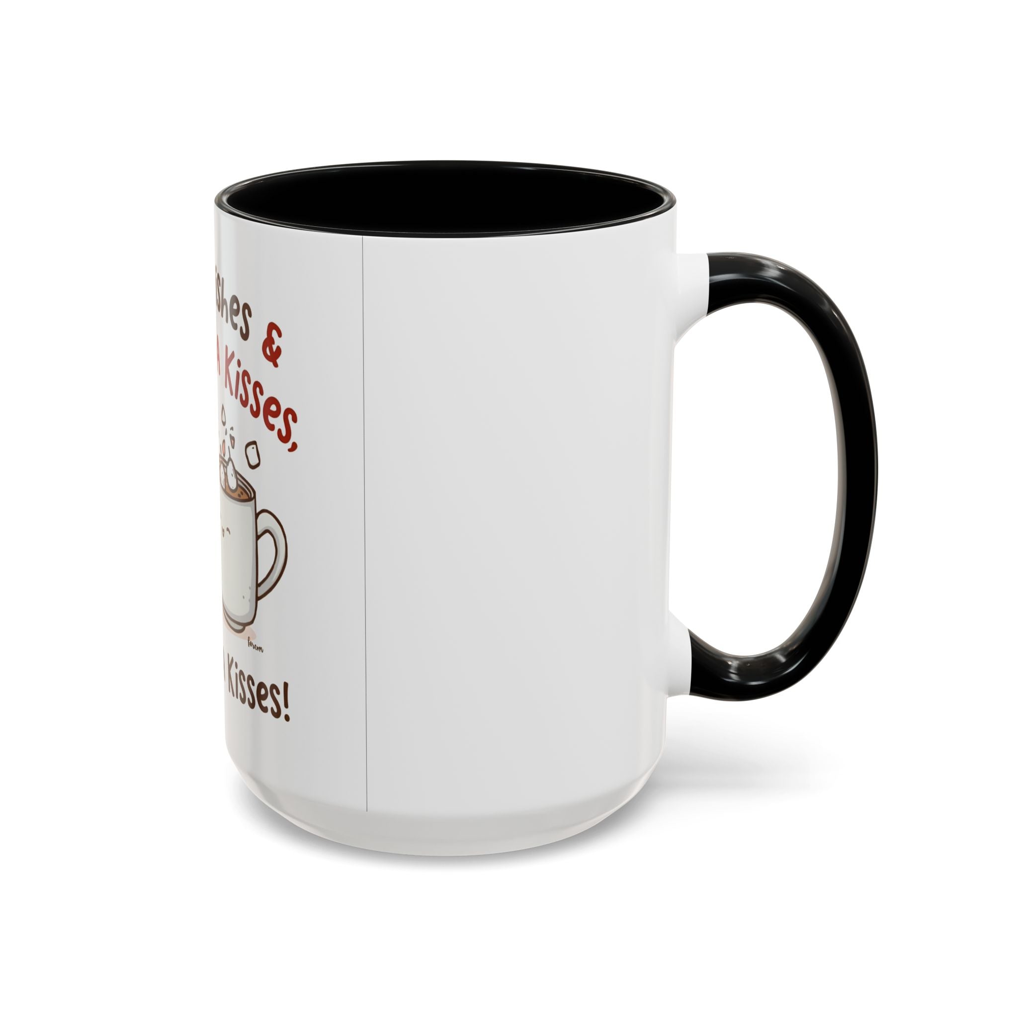 Warm Wishes & Hot Cocoa Kisses Mug Christmas