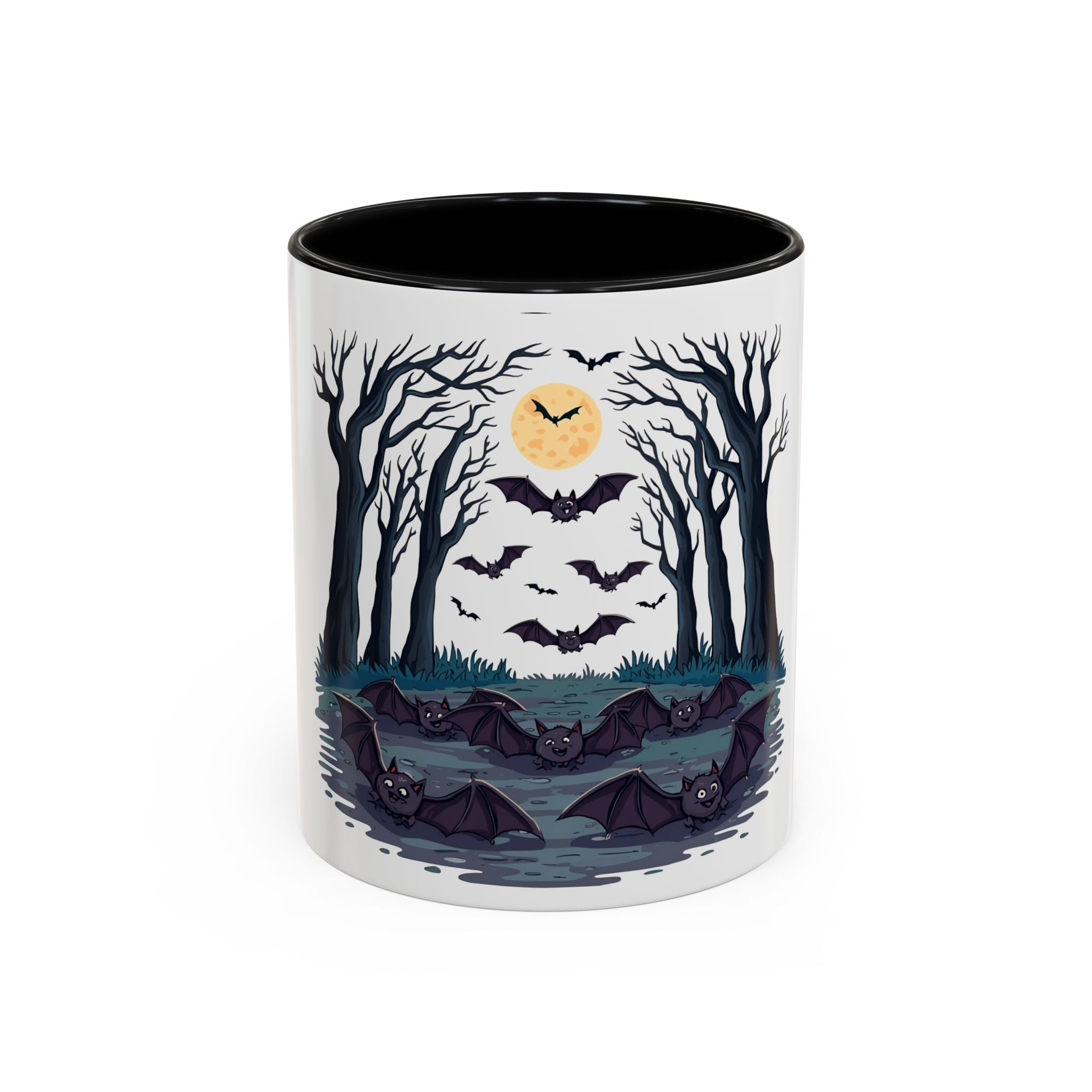Forest Bats Halloween Mug