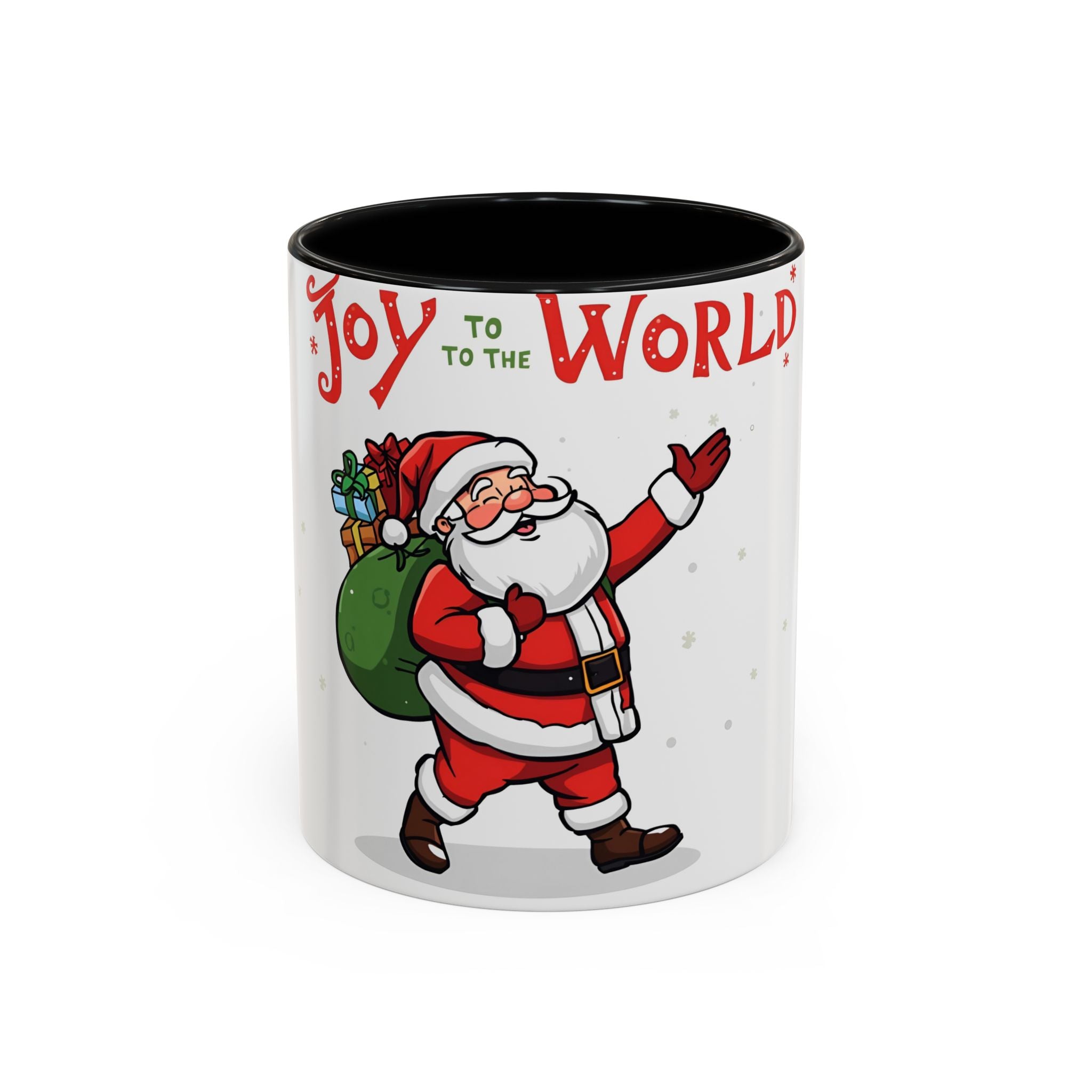 Santa Claus Joy to the World Christmas Mug.