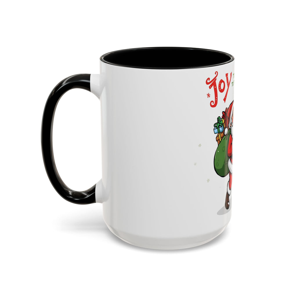 Santa Claus Joy to the World Christmas Mug.