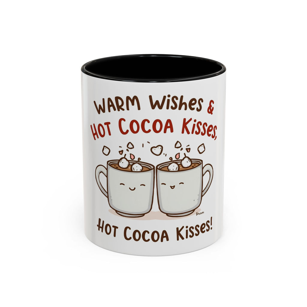 Warm Wishes & Hot Cocoa Kisses Mug Christmas