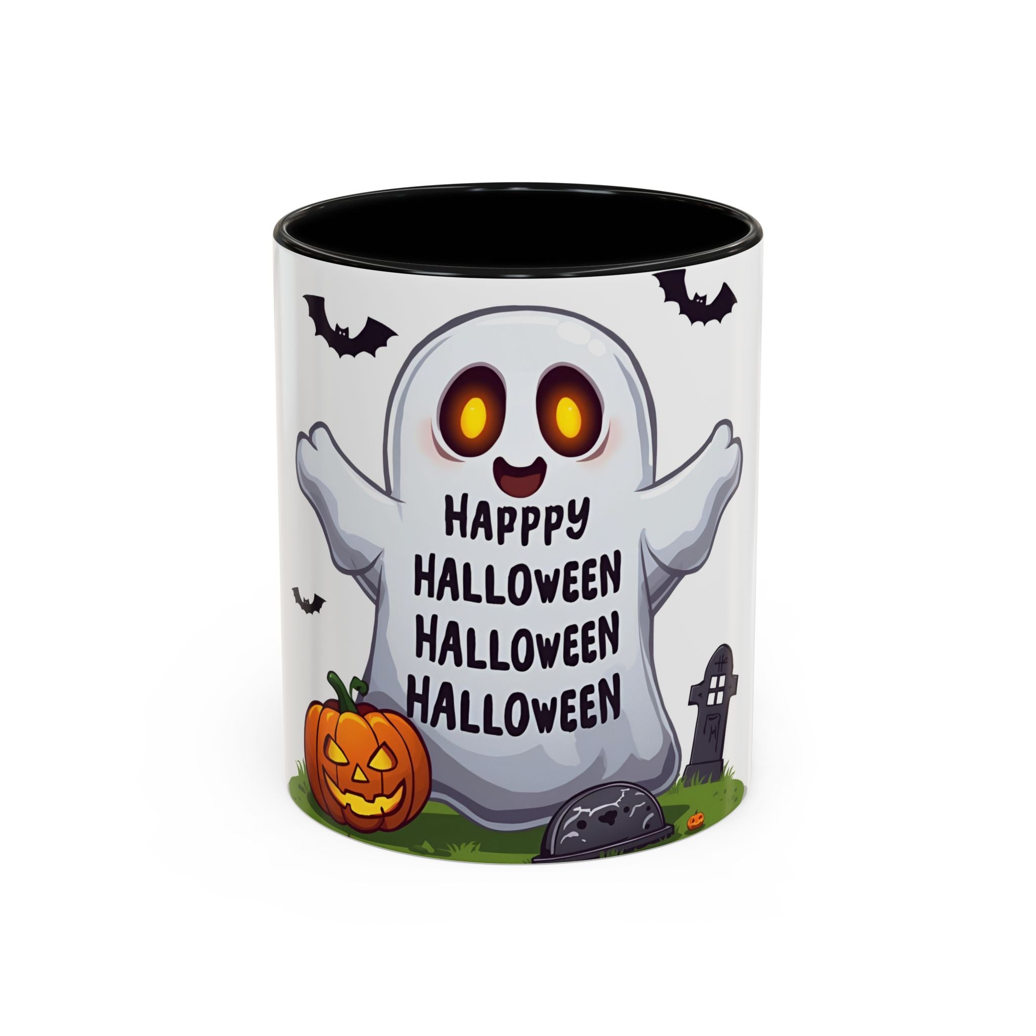 Happy Ghost Halloween Mug