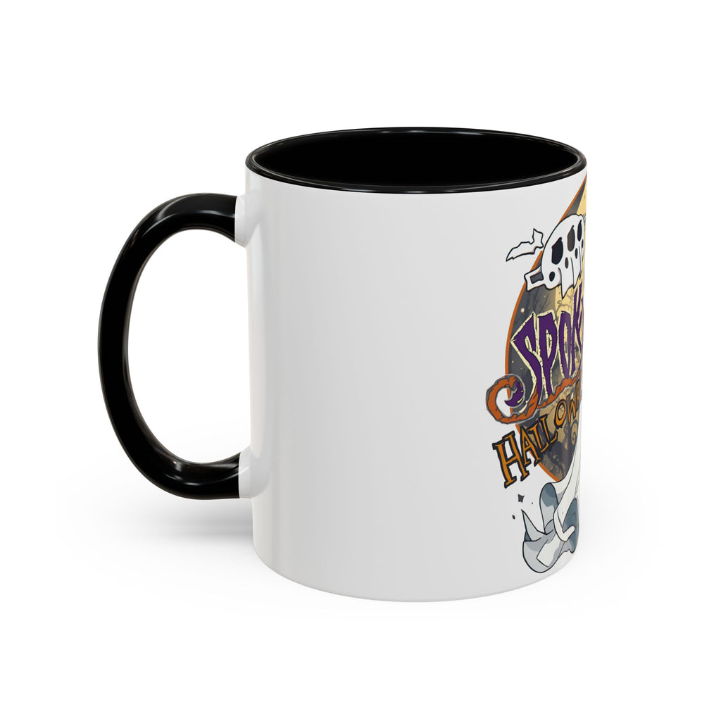 Spooky Ghost & Pumpkin Halloween Mug