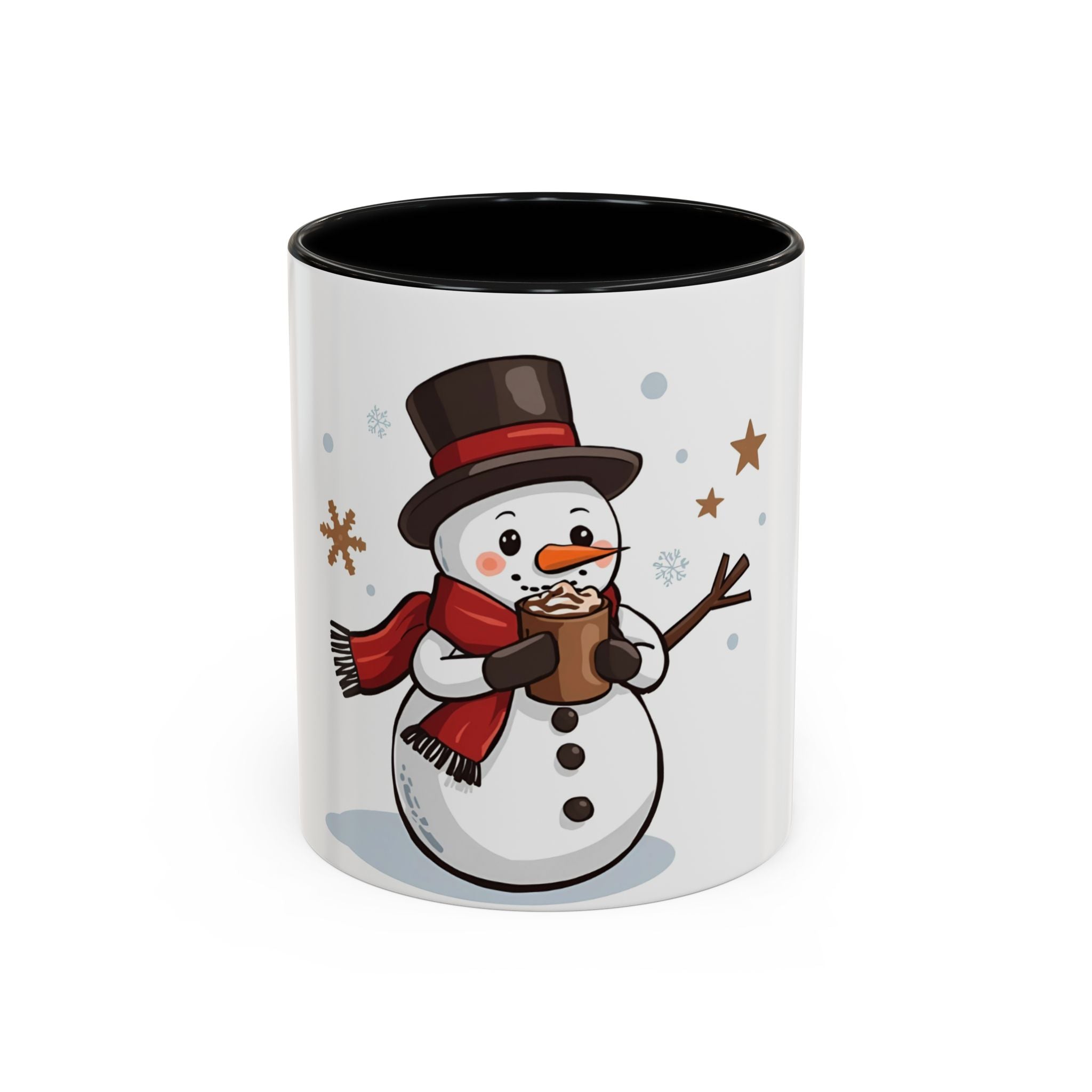 Snowman Holiday Mug – Festive Christmas Coffee Cup for Winter Cheer