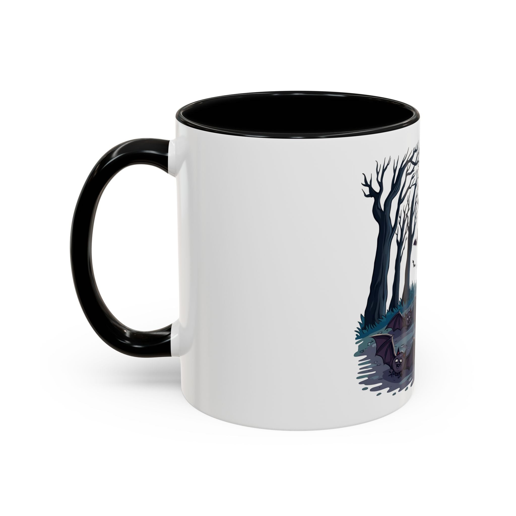 Forest Bats Halloween Mug